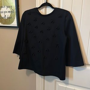 Three-Quarter Bell Sleeve Top